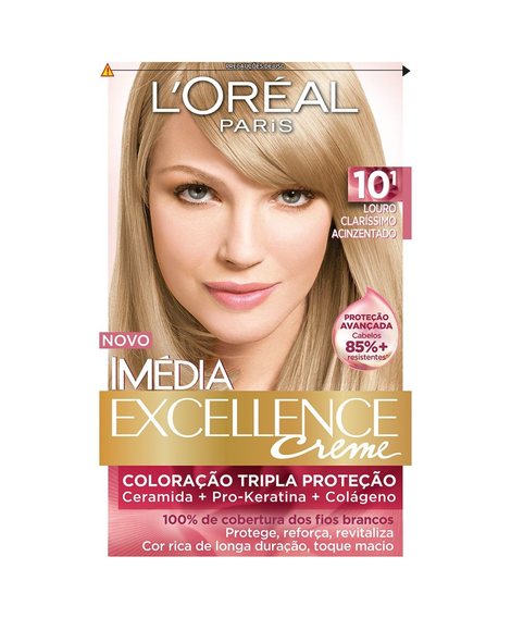 imagem do produto Colorao imedia 10.1 louro clarissimo acizentado - LOREAL