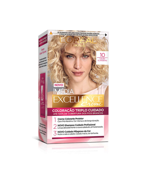imagem do produto Colorao imedia 10 louro clarissimo - LOREAL