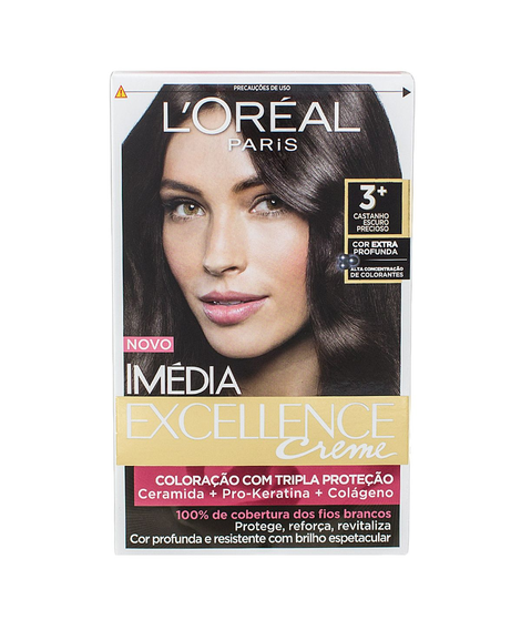 imagem do produto Coloracao imedia 3 castanho escuro - LOREAL