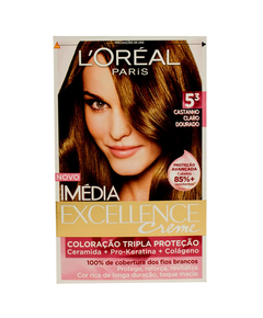 imagem de Coloração imedia 5.3 castanho claro dourado - LOREAL