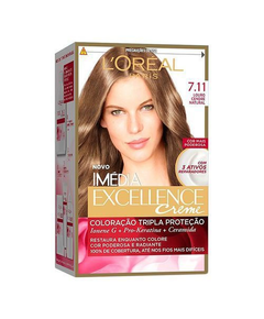 imagem de Coloração imedia 7.11 louro cinza natural - LOREAL