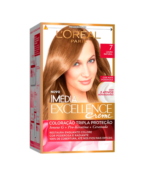 imagem do produto Colorao imedia 7 louro natural - LOREAL