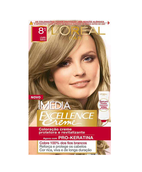 imagem do produto Colorao imedia 8.1 louro sueco - LOREAL
