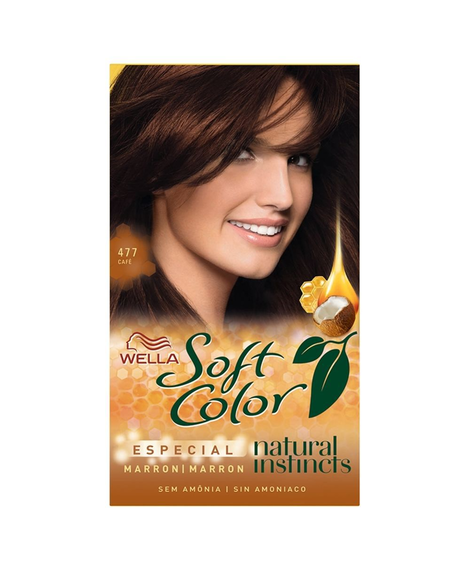 imagem do produto Coloracao soft color wella 477 cafe - COTY