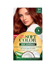 imagem de Coloração soft color wella 54 castanho acobreado - WELLA