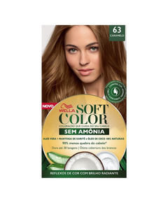 imagem de Coloração soft color wella 63 caramelo e dourado - WELLA