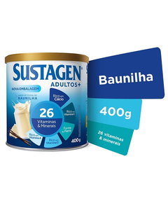 imagem de Complemento alimentar sustagen adulto baunilha 400g - RECKITT BENCKISER