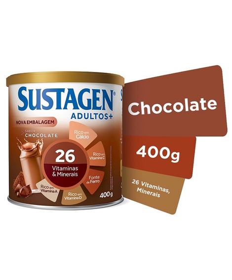 imagem do produto Complemento alimentar sustagen chocolate 400g - RECKITT BENCKISER