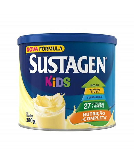 imagem do produto Complemento alimentar sustagen kids baunilha 380g - RECKITT BENCKISER