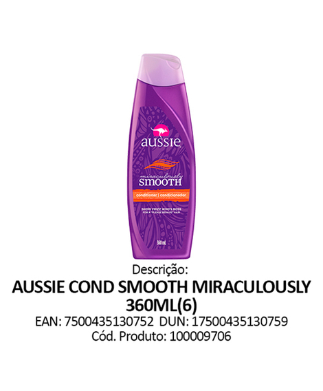 imagem do produto Condicionador aussie 360ml smooth - PROCTER E GAMBLE