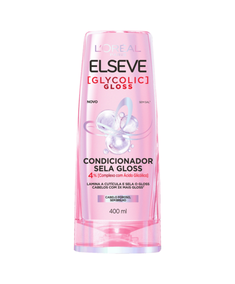 imagem do produto Condicionador elseve glycolic gloss 400ml - LOREAL