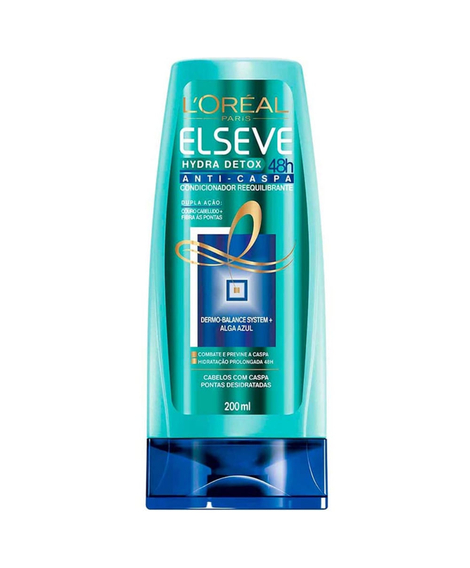 imagem do produto Condicionador elseve hydra detox anti caspa 200ml - LOREAL