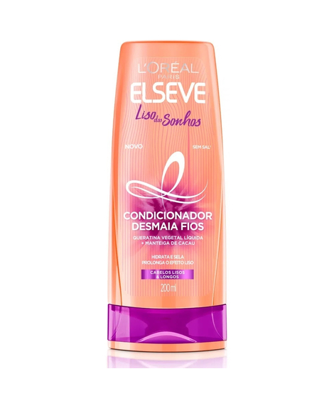 imagem do produto Condicionador elseve liso dos sonhos 200ml - LOREAL