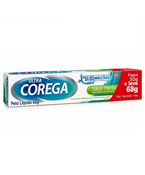 imagem do produto Corega creme menta 68g - HALEON