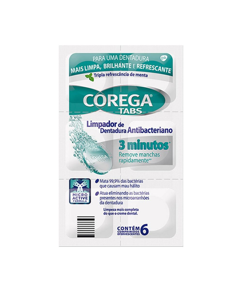 imagem do produto Corega Tabs 6 Comprimidos - GLAXOSMITHKLINE