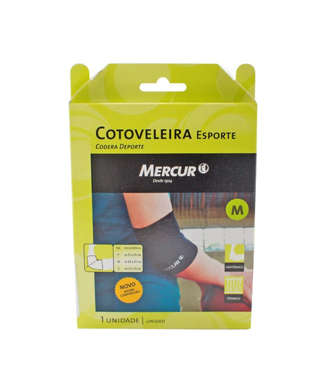 imagem do produto Cotoveleira mercur sport m - MERCUR