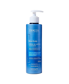 imagem de Creme de limpeza capilar dercos sensi-scalp calmante 300ml - VICHY