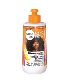 imagem de Creme de pentear salon line sos óleo de manga 300ml - SALON LINE