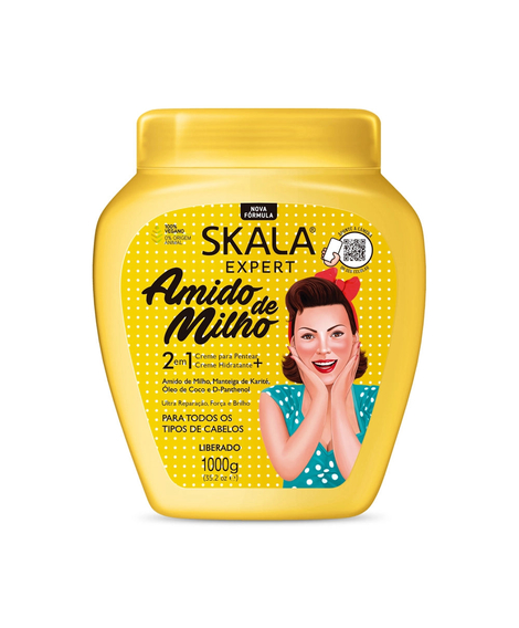imagem do produto Creme de tratamento skala amido de milho 1k - MASTERLINE