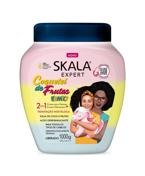 imagem do produto Creme de tratamento skala coquetel de frutas 1000g - MASTERLINE