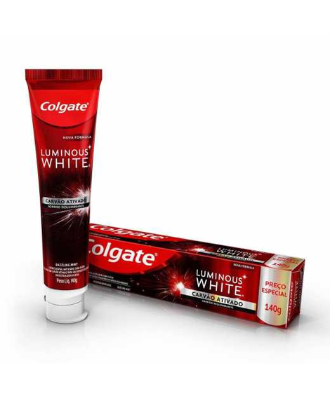 imagem do produto Creme dental colgate luminous white carvao 140g - COLGATE-PALMOLIVE