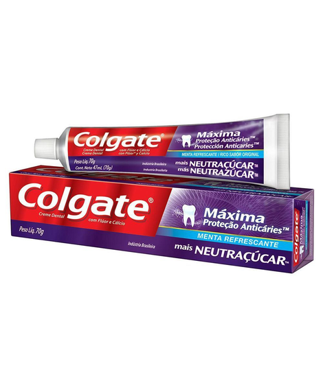 imagem do produto Creme Dental Colgate Mxima Proteo Anticries S/acucar 70g - COLGATE-PALMOLIVE