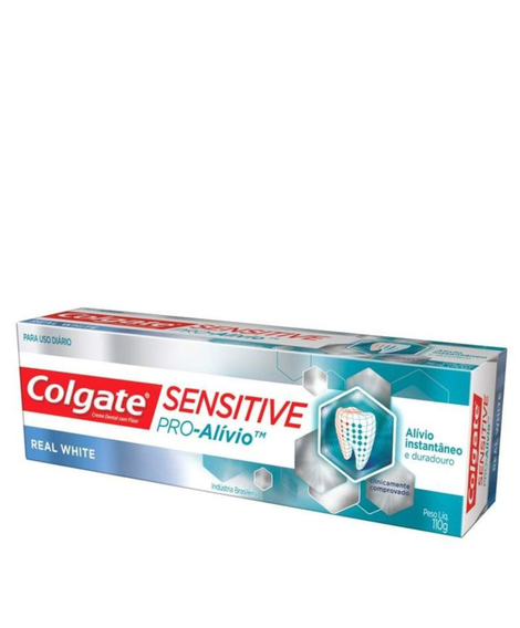 imagem do produto Creme dental colgate sensitive pro alivio real white 110g - COLGATE-PALMOLIVE