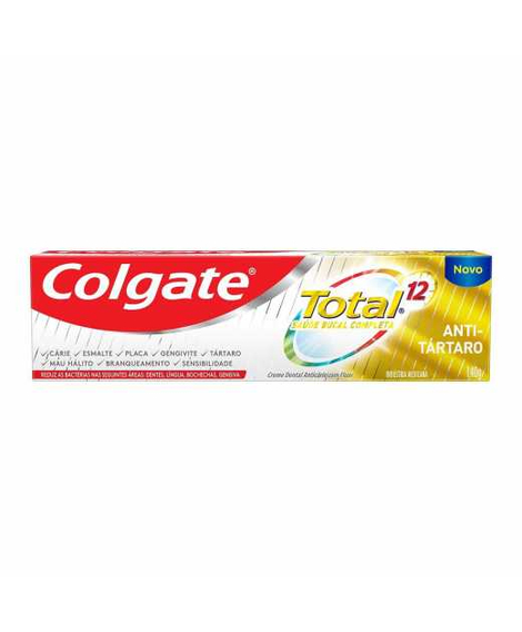 imagem do produto Creme dental colgate total 12 anti-tartaro 140g - COLGATE-PALMOLIVE