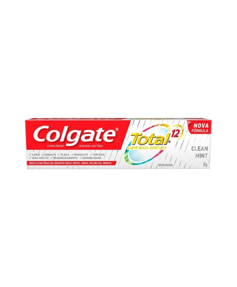 imagem do produto Creme dental colgate total 12 clean mint 50g - COLGATE-PALMOLIVE