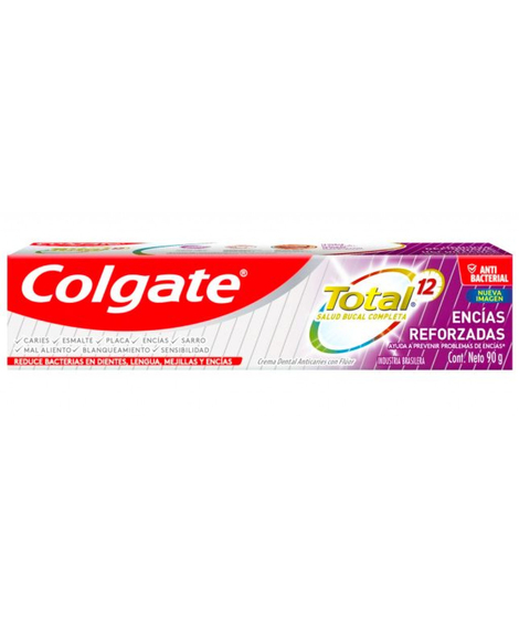 imagem do produto Creme dental colgate total 12 gengiva reforcada 90g - COLGATE-PALMOLIVE