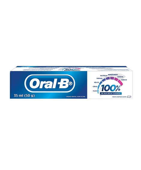 imagem do produto Creme dental oral b 100% 50g - PROCTER E GAMBLE