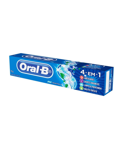 imagem do produto Creme dental oral b 4 em 1 menta fresca 70g - PROCTER E GAMBLE