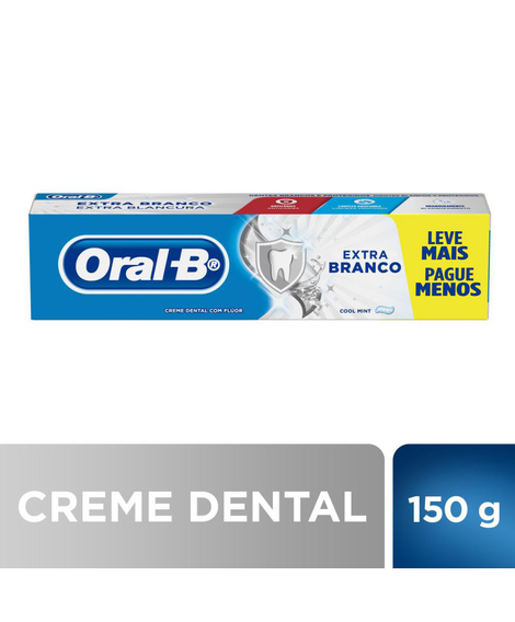 imagem do produto Creme dental oral b extra branco cool mint 150g - PROCTER E GAMBLE