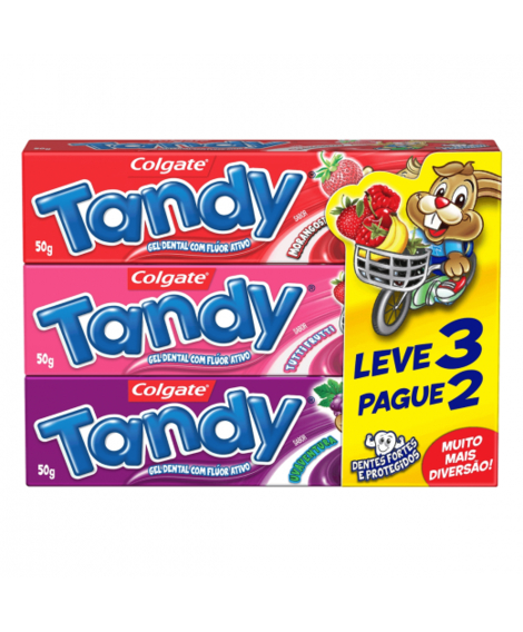 imagem do produto Creme dental tandy kit leve 3 pague 2 50g - COLGATE-PALMOLIVE