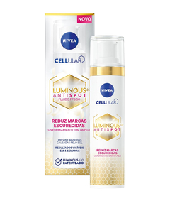 imagem de Creme facial clareador nivea cellular luminous fps50 40ml - NIVEA
