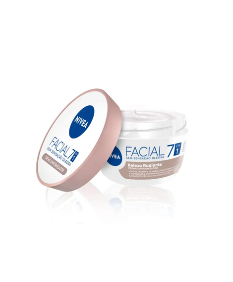 imagem do produto Creme facial nivea 7 em 1 beleza radiante 100g - NIVEA