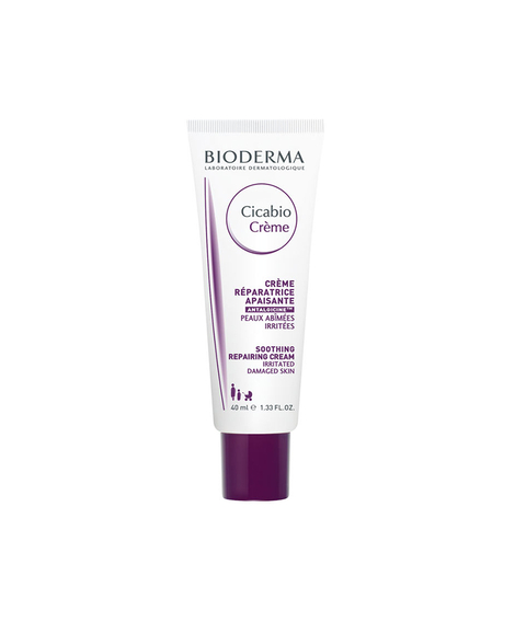 imagem do produto Creme hidratante facial cicabio multireparador 40ml bioderma - BIODERMA