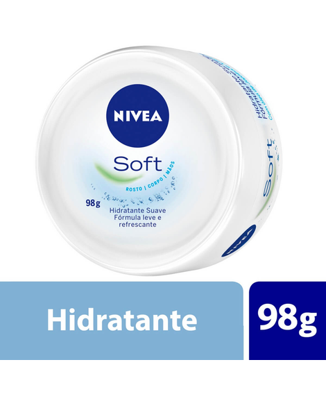 imagem do produto Creme Hidratante Nivea Softlmica 98g - BEIERSDORF