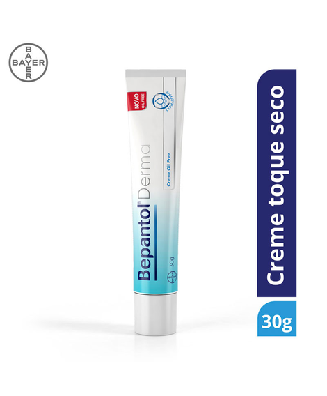 imagem do produto Creme hidratante oil free bepantol derma toque seco 30g - BAYER