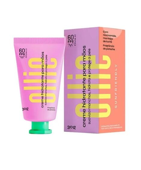imagem do produto Creme hidratante ollie m�os fps60 pistache 30g - OLLIE