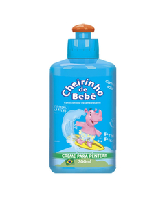 imagem de Creme para pentear cheirinho de bebe praia e piscina 300ml - KANITZ