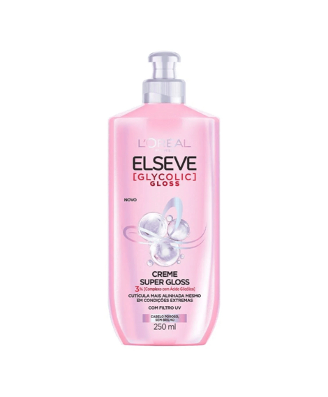 imagem do produto Creme para pentear elseve glycolic gloss 250ml - LOREAL