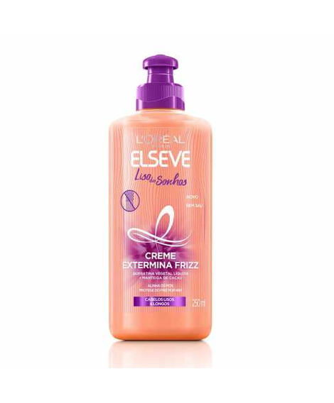 imagem do produto Creme para pentear elseve liso dos sonhos 250ml - LOREAL