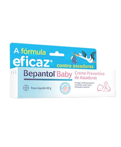 imagem de Creme preventivo de assaduras bepantol baby 60g - BAYER