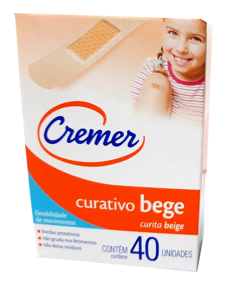 imagem do produto Curativo cremer bege 40 unidades - CREMER