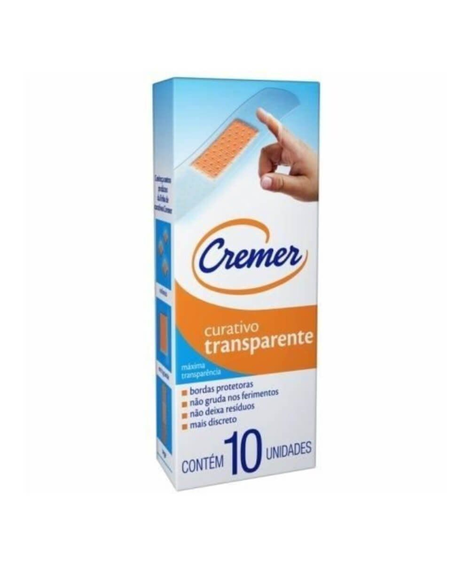 imagem do produto Curativo cremer transparente 10 unidades - CREMER