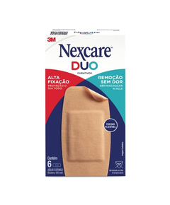 imagem de Curativo nexcare duo joelho / cotovelo 6unidades - 3M