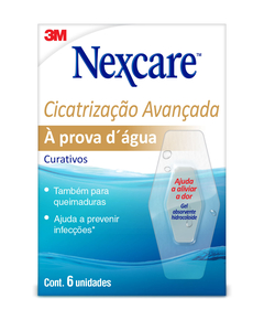 imagem de Curativo nexcare prova d`agua cicatrização avançada 6 unidad - 3M