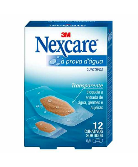 imagem do produto Curativo nexcare prova d`agua transparente 12 unidades - 3M