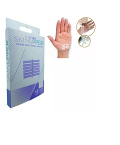 imagem de Curativo ponto falso skinupper 0,64cm x 7,6cm 12 tiras - PHARMAPLAST